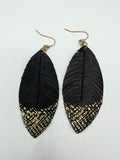 Light As A Feather Earrings - Black
