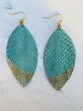 Light As A Feather Earrings - Turquoise